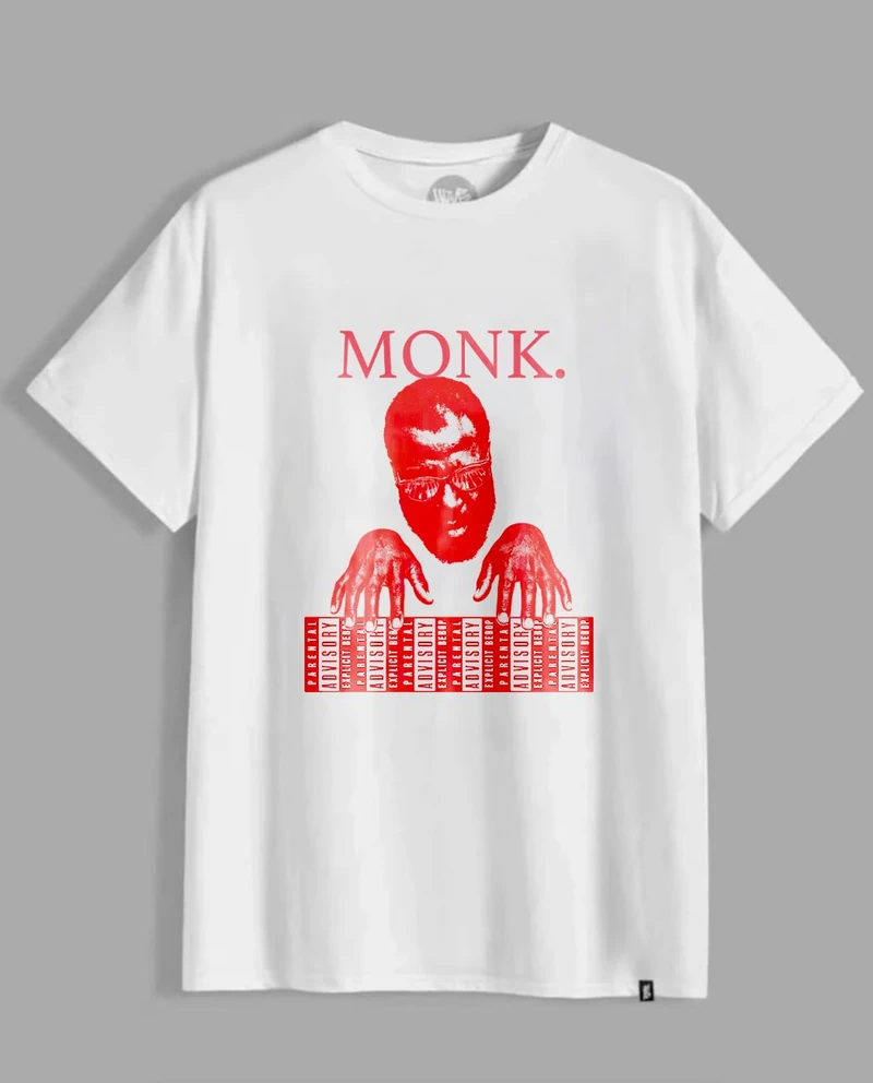 T-shirt blanc MONK. — DAMN