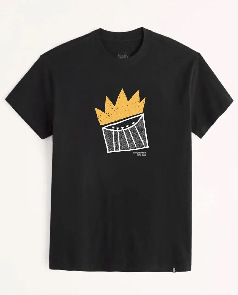 T-shirt noir SunnySide — Jean Mosambi